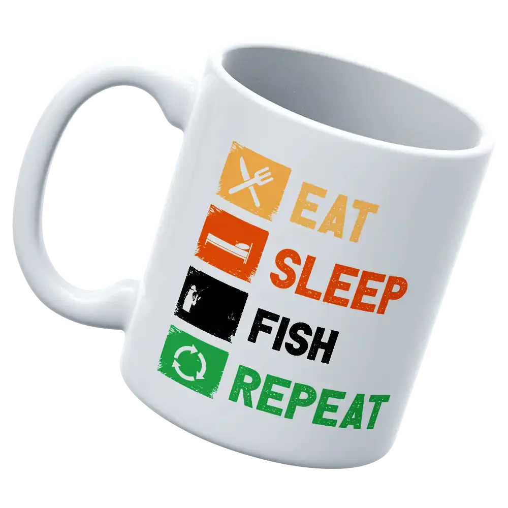 Eat Sleep Fishing Repeat 11oz Mug