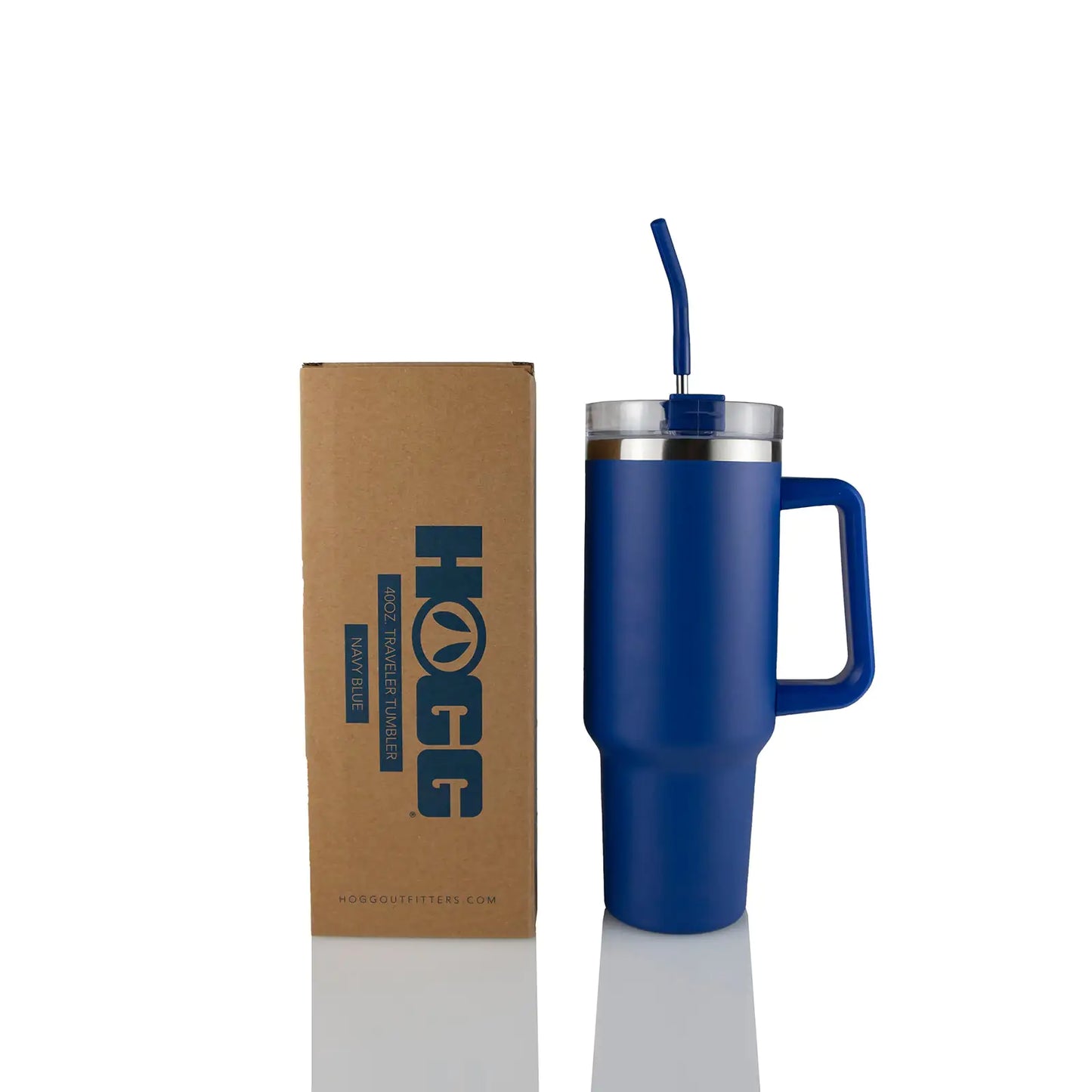 40oz POWDER COATED TRAVELER TUMBLER