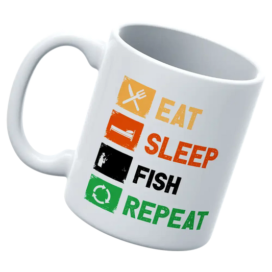 Eat Sleep Fishing Repeat 11oz Mug