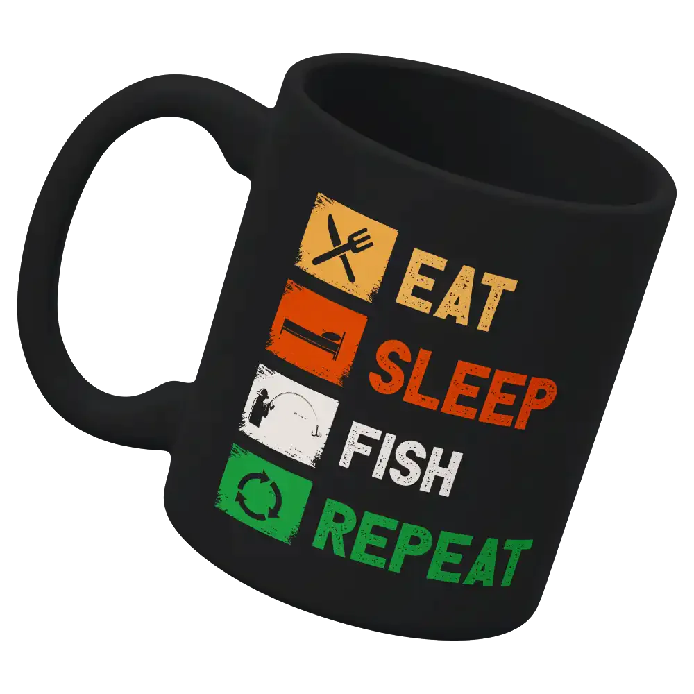 Eat Sleep Fishing Repeat 11oz Mug